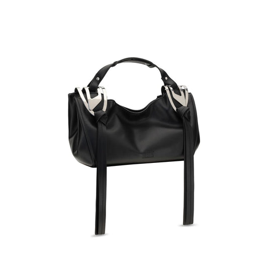 Diesel Black Calf Leather Bos Taurus Handbag