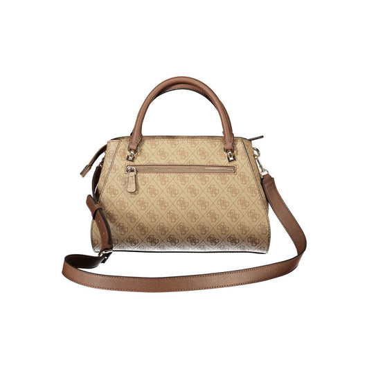 Guess Jeans Beige Polyurethane Women Handbag