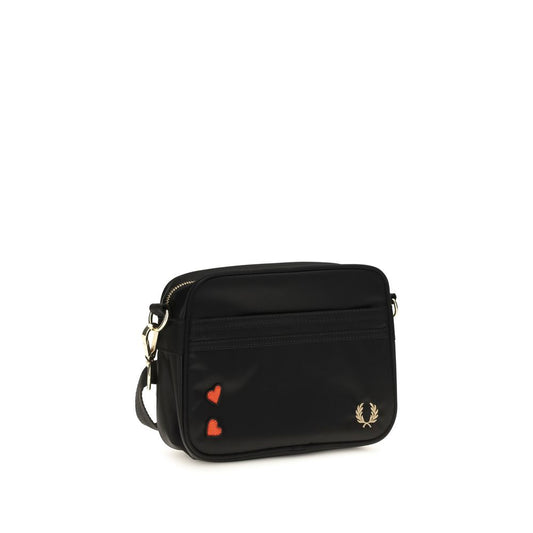 Fred Perry Black Nylon Shoulder Bag