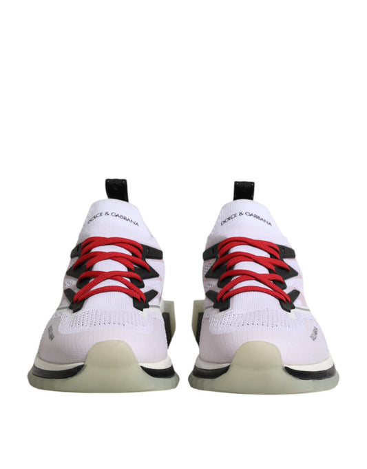 Dolce & Gabbana White SORRENTO Sport Stretch Sneakers Shoes