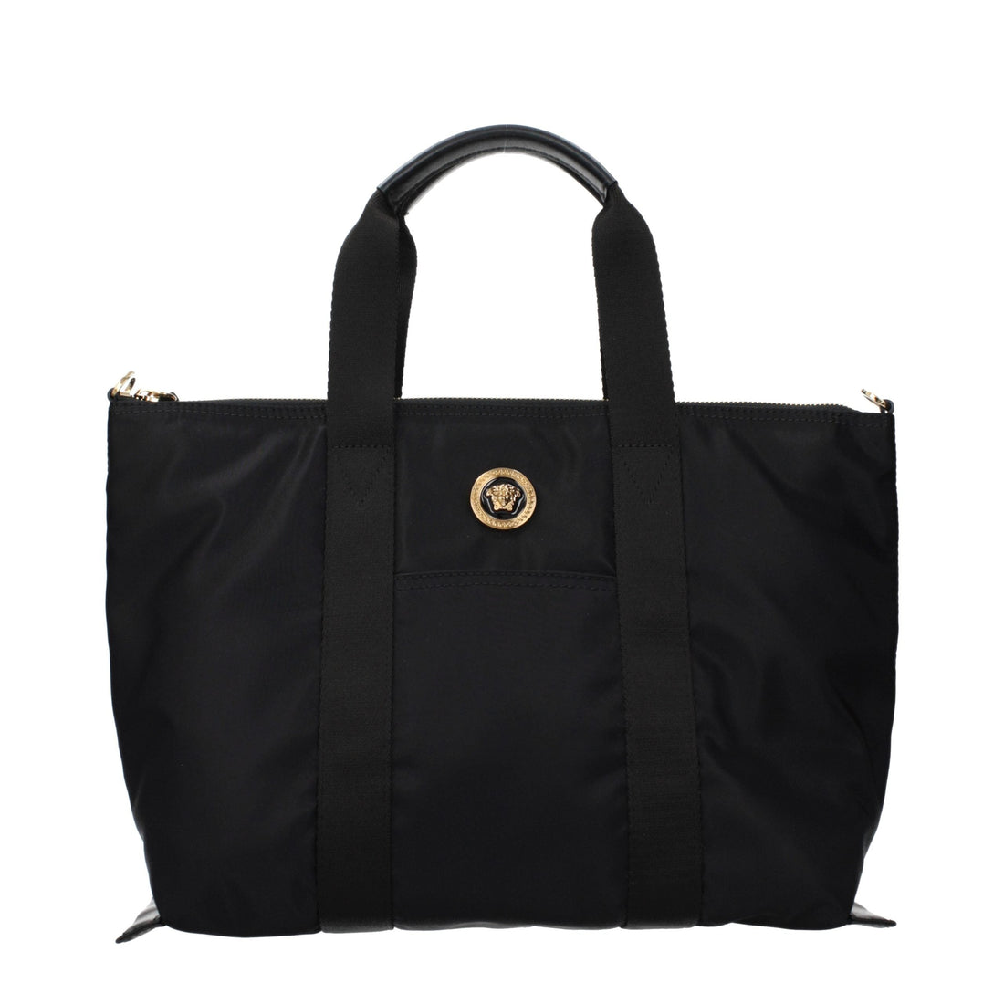 Versace Black Nylon Handbag: Η Τσάντα που Ορίζει την Πολυτέλεια