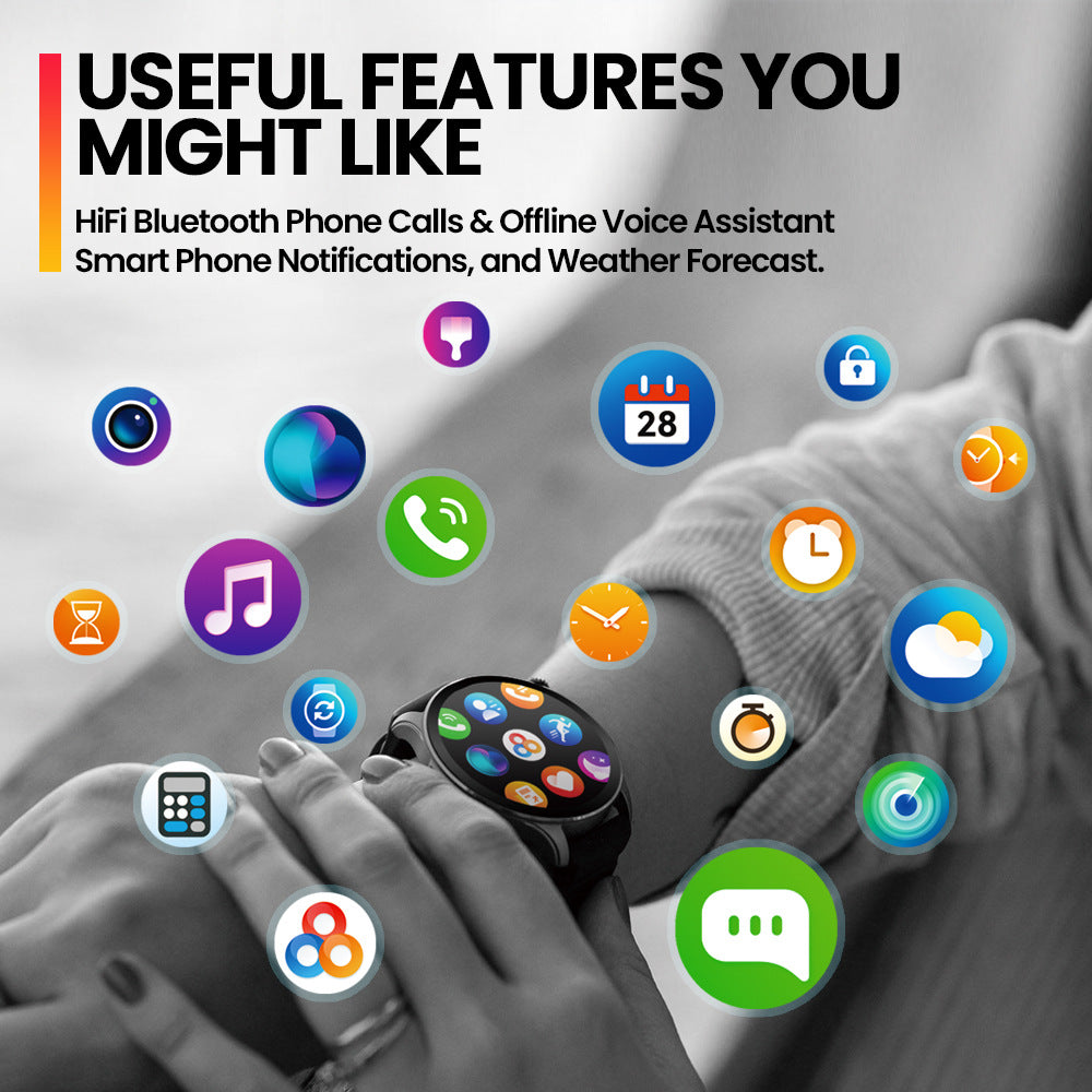 Έξυπνο ρολόι για παρακολούθηση της υγείας και της φυσικής κατάστασης