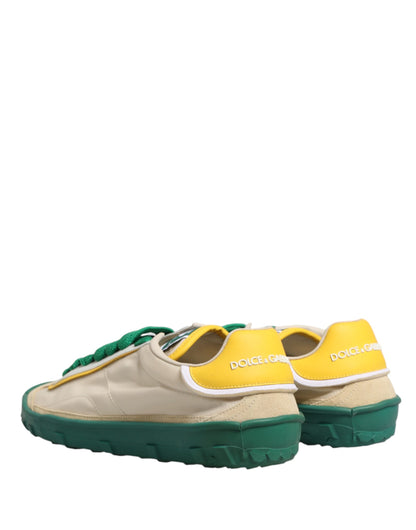 Dolce & Gabbana Multicolor Old Runner Lace Up Sneakers Shoes