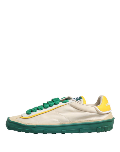 Dolce & Gabbana Multicolor Old Runner Lace Up Sneakers Shoes