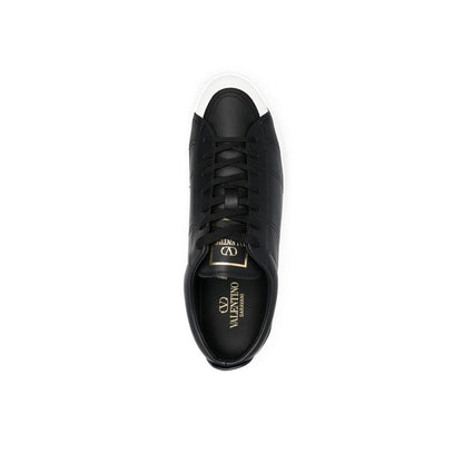 Valentino Garavani Black Calfskin Sneakers