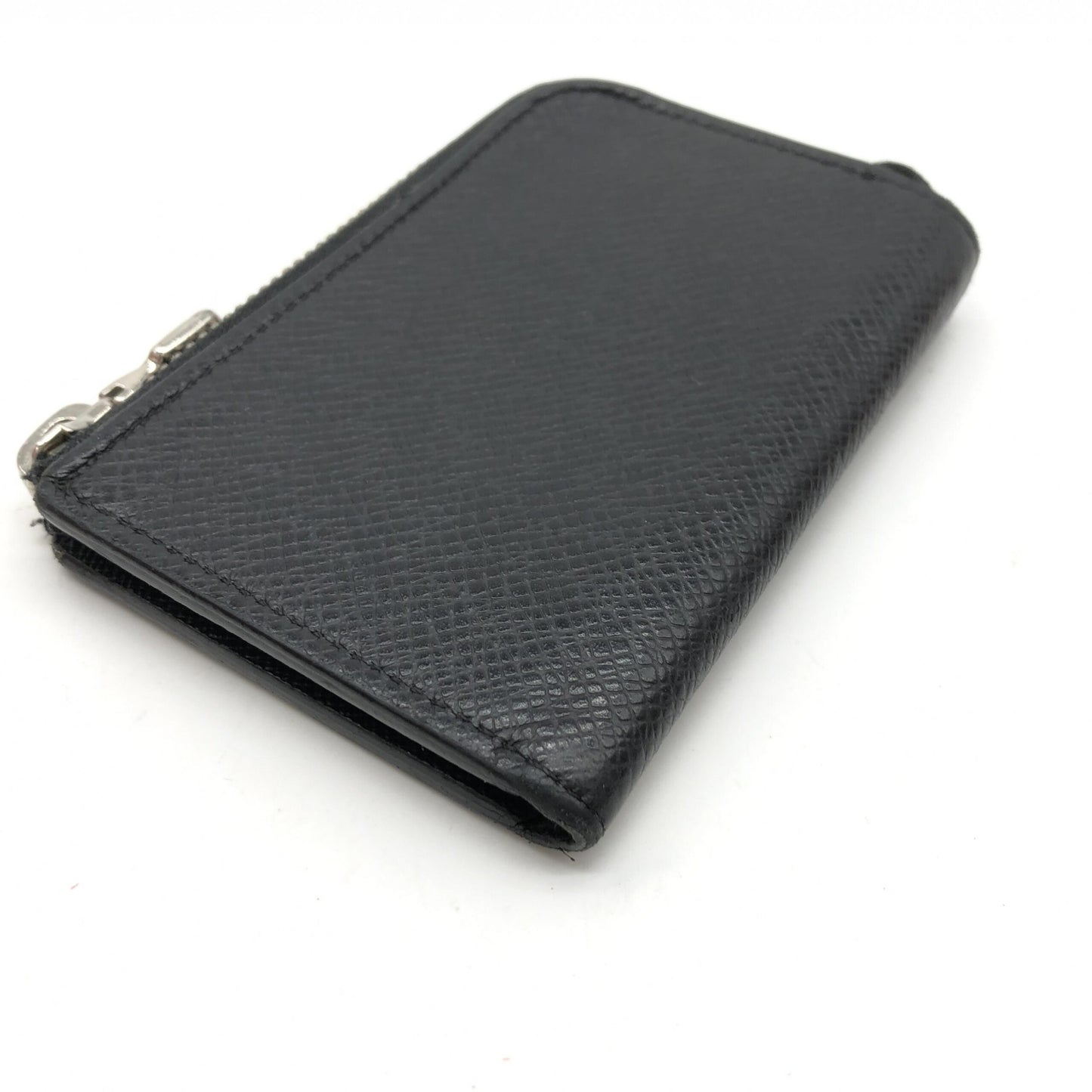 Louis Vuitton Taiga Zippy Coin Purse In Black