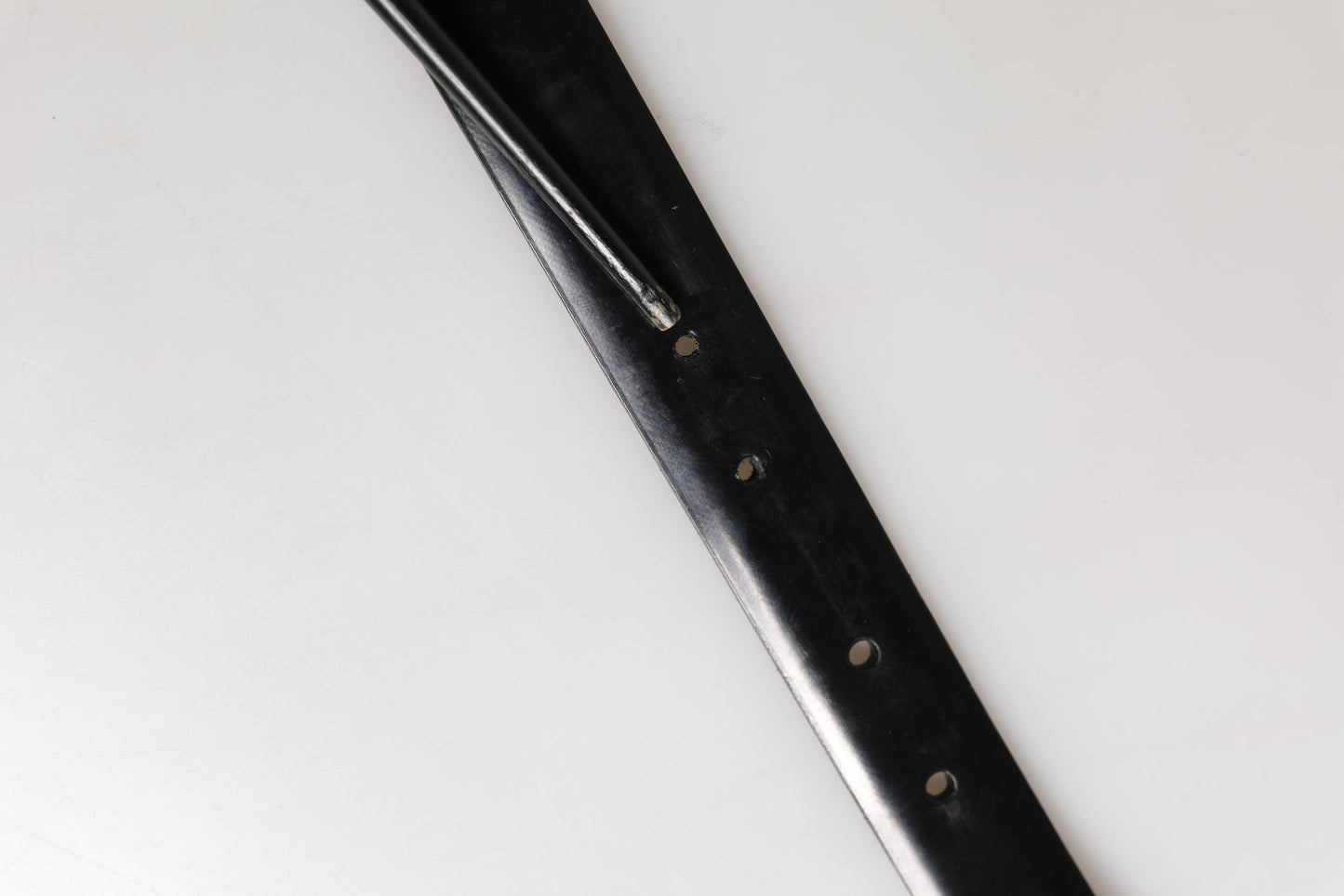 Dolce & Gabbana Men Black Classic Leather Metal Buckle Belt