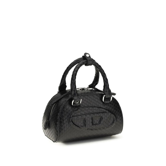 Diesel Black Calf Leather Bos Taurus Handbag