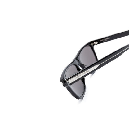 Saint Laurent Black Acetate Sunglasses
