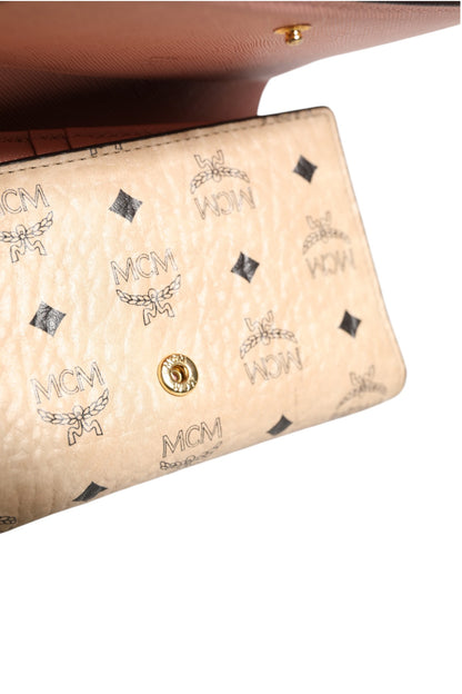 MCM Visetos Rabbit Compact Wallet