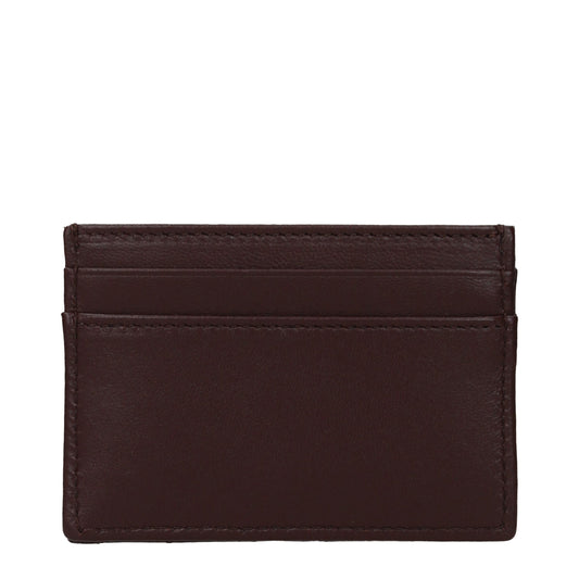 Versace Brown Leather Cardholder