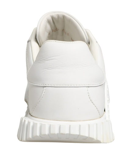 Dolce & Gabbana White NS1 Lace Up Low Top Sneakers Shoes