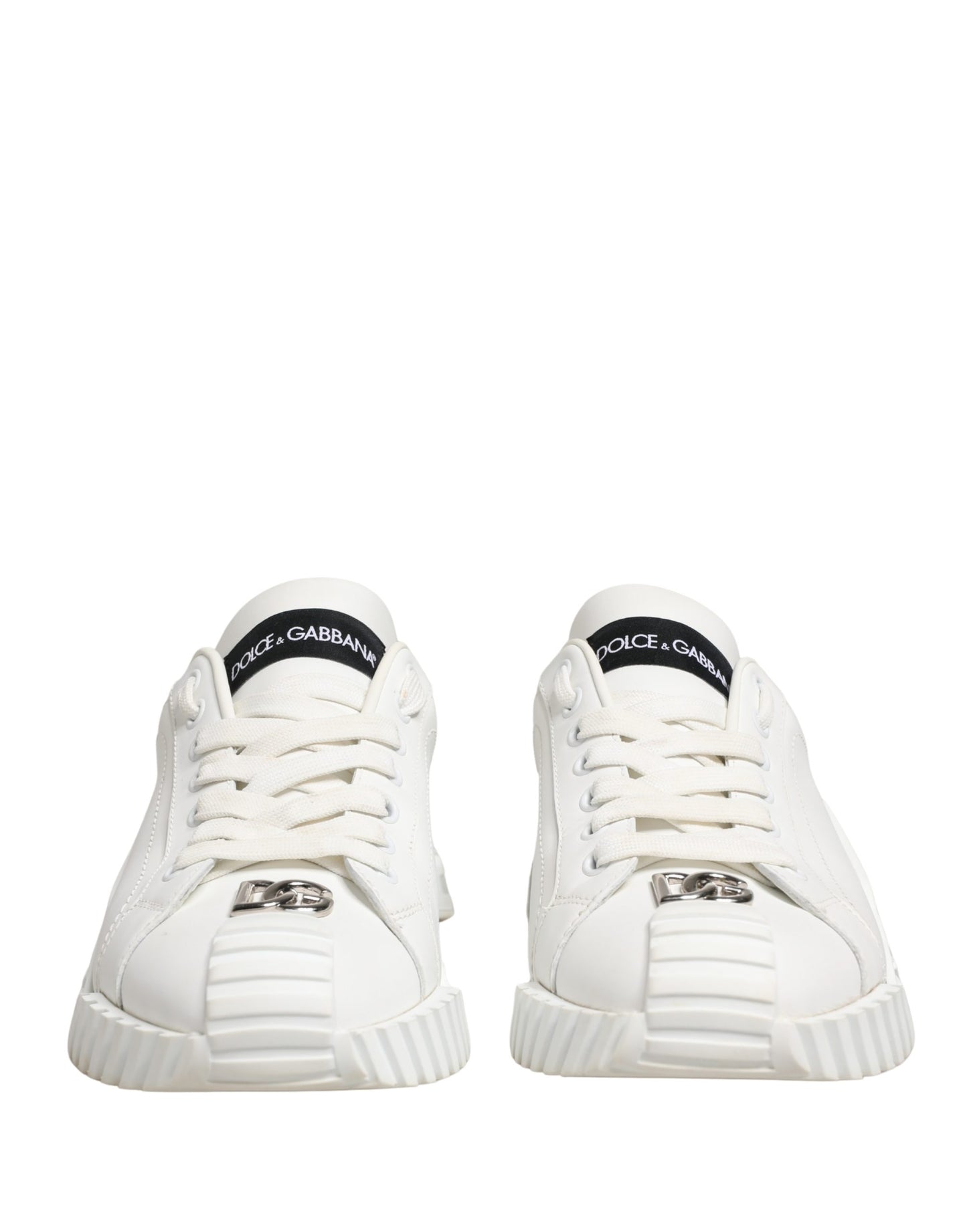 Dolce & Gabbana White NS1 Lace Up Low Top Sneakers Shoes