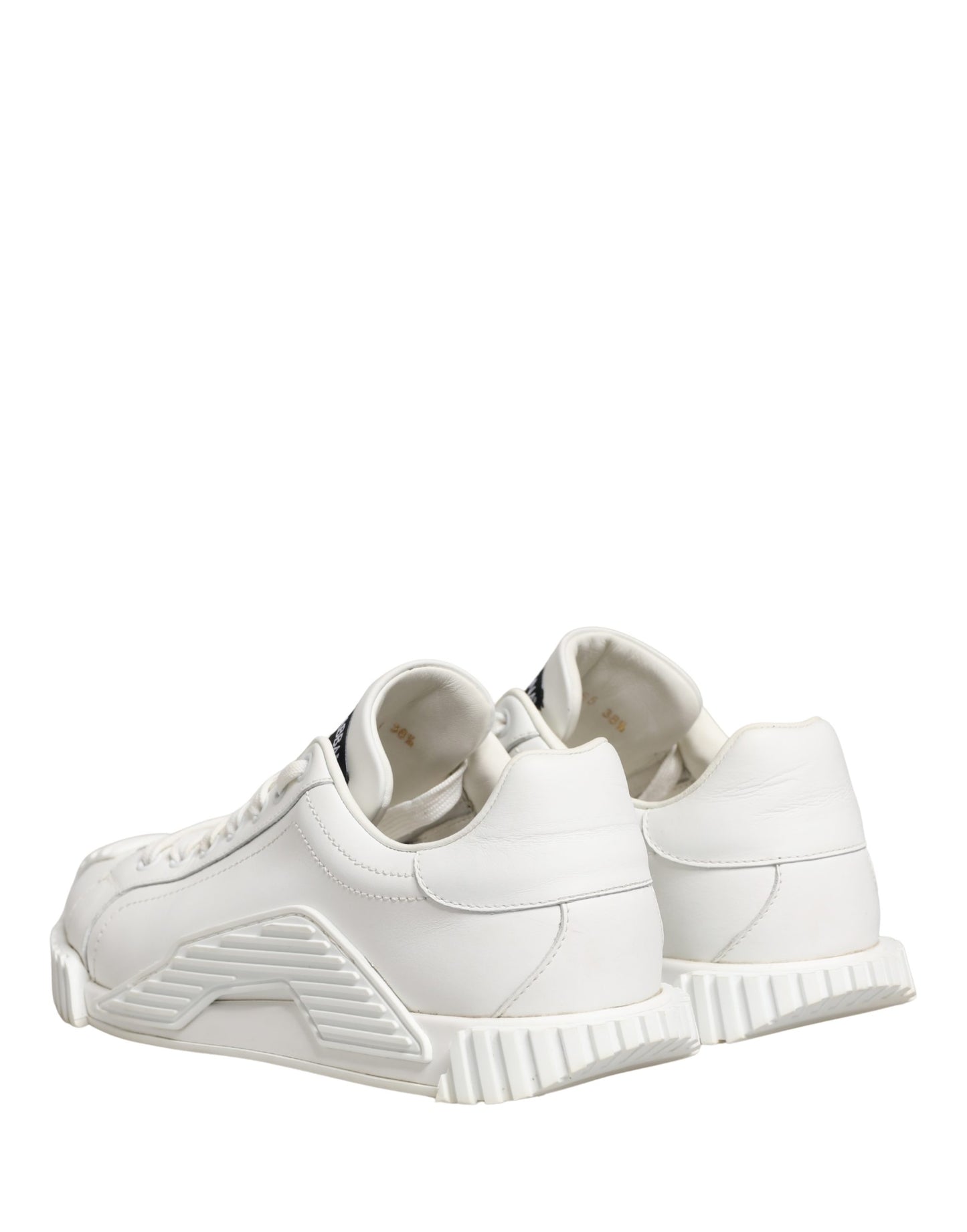 Dolce & Gabbana White NS1 Lace Up Low Top Sneakers Shoes