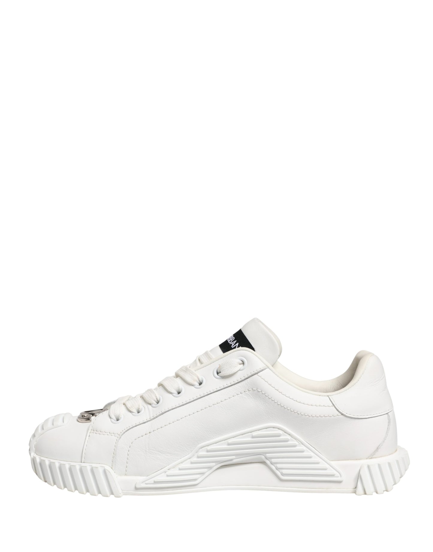 Dolce & Gabbana White NS1 Lace Up Low Top Sneakers Shoes