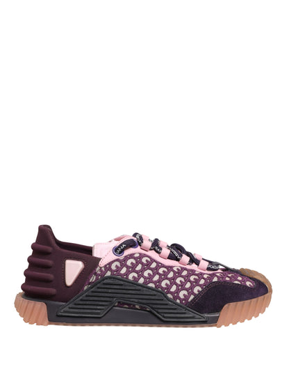 Dolce & Gabbana Multicolor Logo Low Top NS1 Sneakers Shoes
