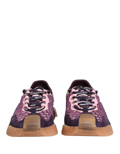Dolce & Gabbana Multicolor Logo Low Top NS1 Sneakers Shoes