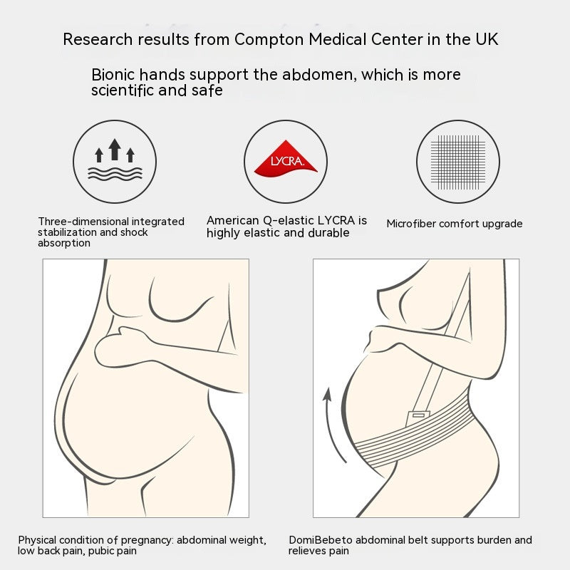 Ζώνη εγκυμοσύνης με υποστηρίγματα μέσης