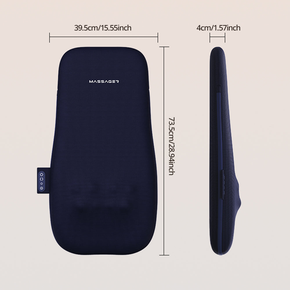 Μαξιλάρι στήριξης οσφυϊκής περιοχής με μασάζ πλάτης