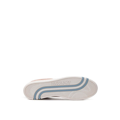 Bally Pink Leather Athletic Sneakers