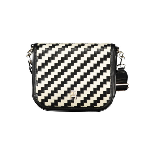 Tommy Hilfiger Black Polyurethane Women Handbag