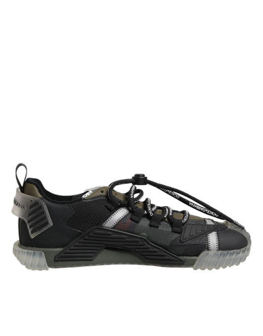 Dolce & Gabbana Multicolor Lace Up Low Top NS1 Sneakers Shoes
