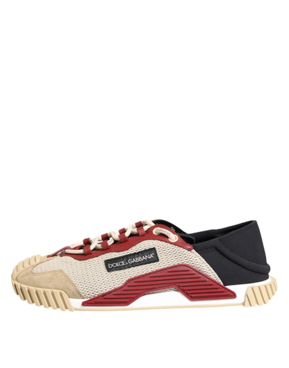 Dolce & Gabbana Multicolor Low Top NS1 Men Sneakers Shoes