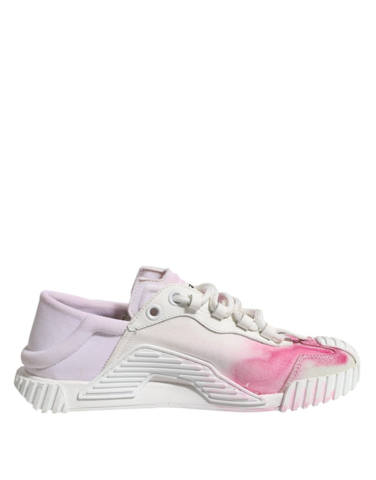 Dolce & Gabbana White NS1 Lace Up Low Top Sneakers Shoes