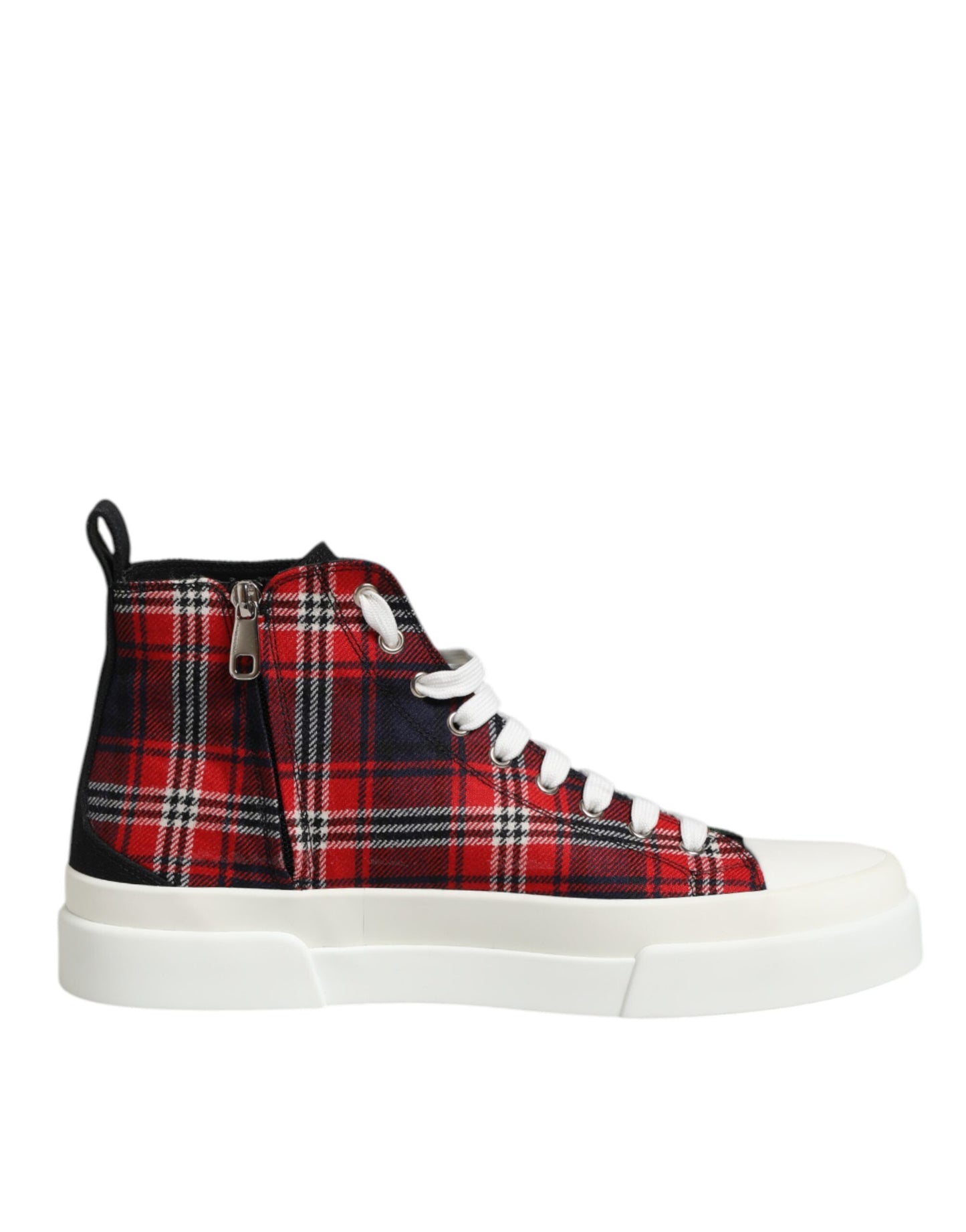 Dolce & Gabbana Multicolor DG Logo Men High Top Sneakers Shoes