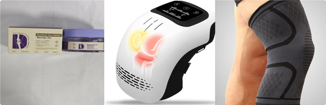 Έξυπνο μασάζ θέρμανσης του γονάτου